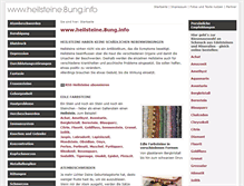 Tablet Screenshot of heilsteine.8ung.info